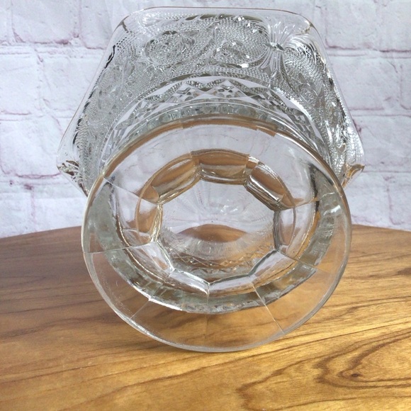 Vintage Duncan & Miller Glass Co. Sandwich Pattern Footed Bowl - Picture 7 of 7